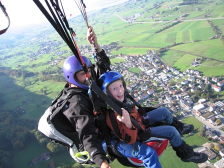Flug von der Laui nach Reichenburg - November 09